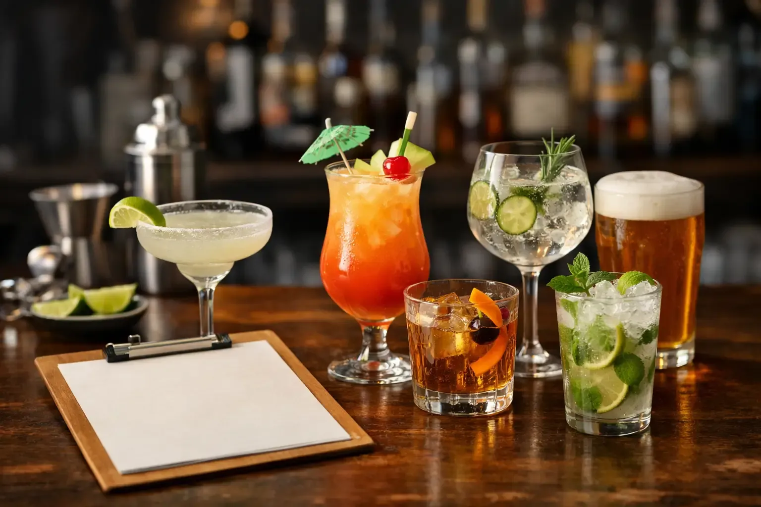 Best Bar Beverage Menu Ideas for Bar Profit